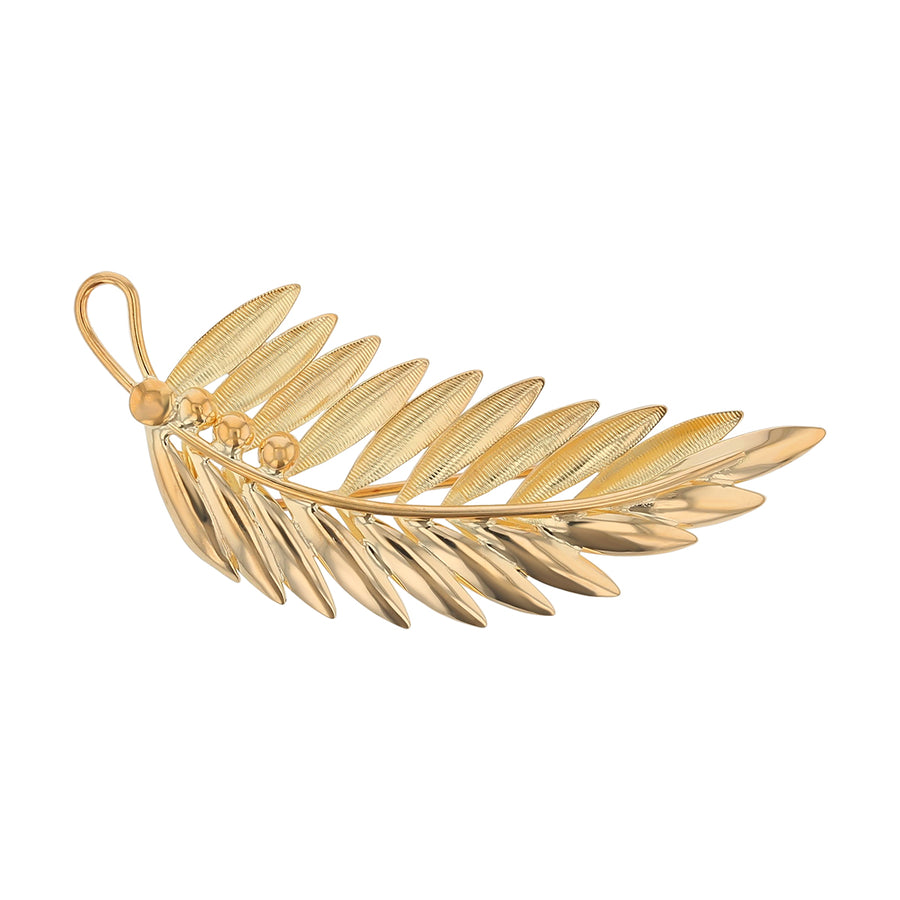 Leaf Pin in 18K Yellow Gold