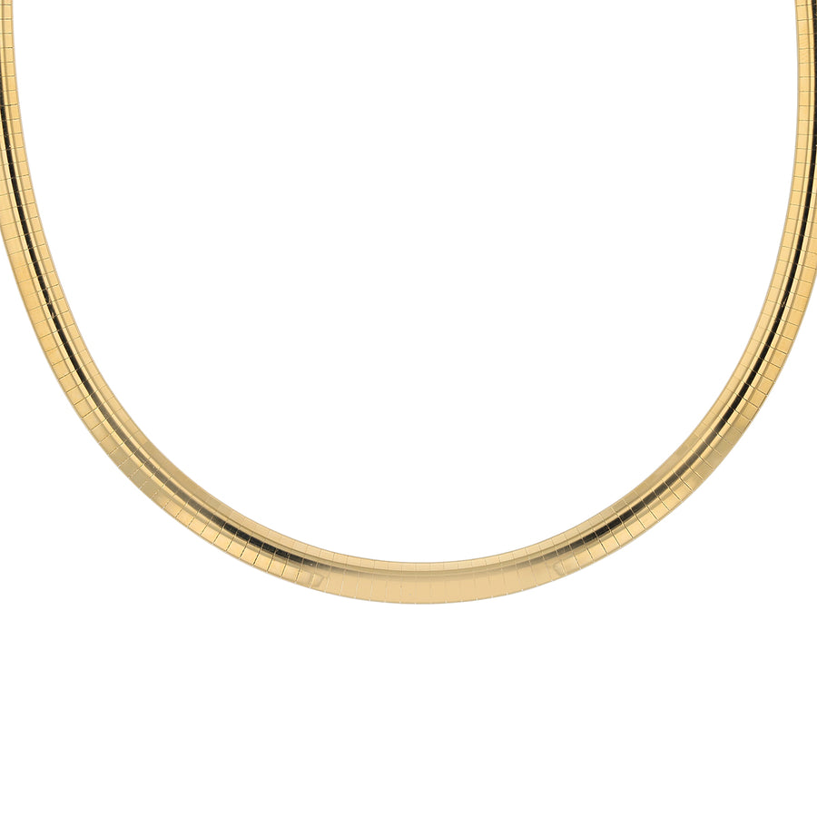 6mm Omega Necklace in 14K Yellow Gold, 16"