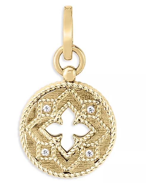 Venetian Princess 0.08Ct Diamond Small in 18k Yellow Gold, without chain
