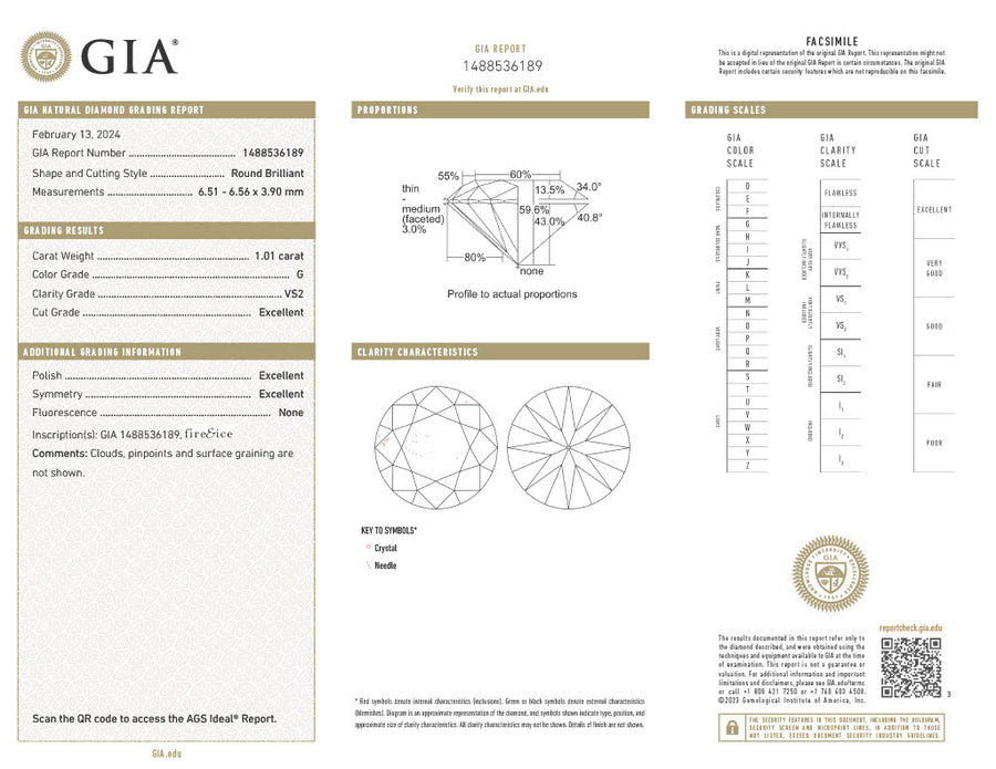 2.56ct Round Brilliant Diamond Center H/VS2 GIA 1.01ct G/VS2 F&I AGSIR GIA Round Brilliant Diamond and 1.01ct Round Brilliant Diamond G/VS2 GIA 3 Stone Ring in Platinum