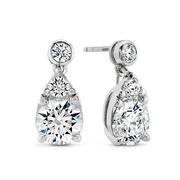 Lorelei 22.70-22.80ct Diamond Convertible Necklace in 18K White Gold with Detachable Earrings, 16-18"