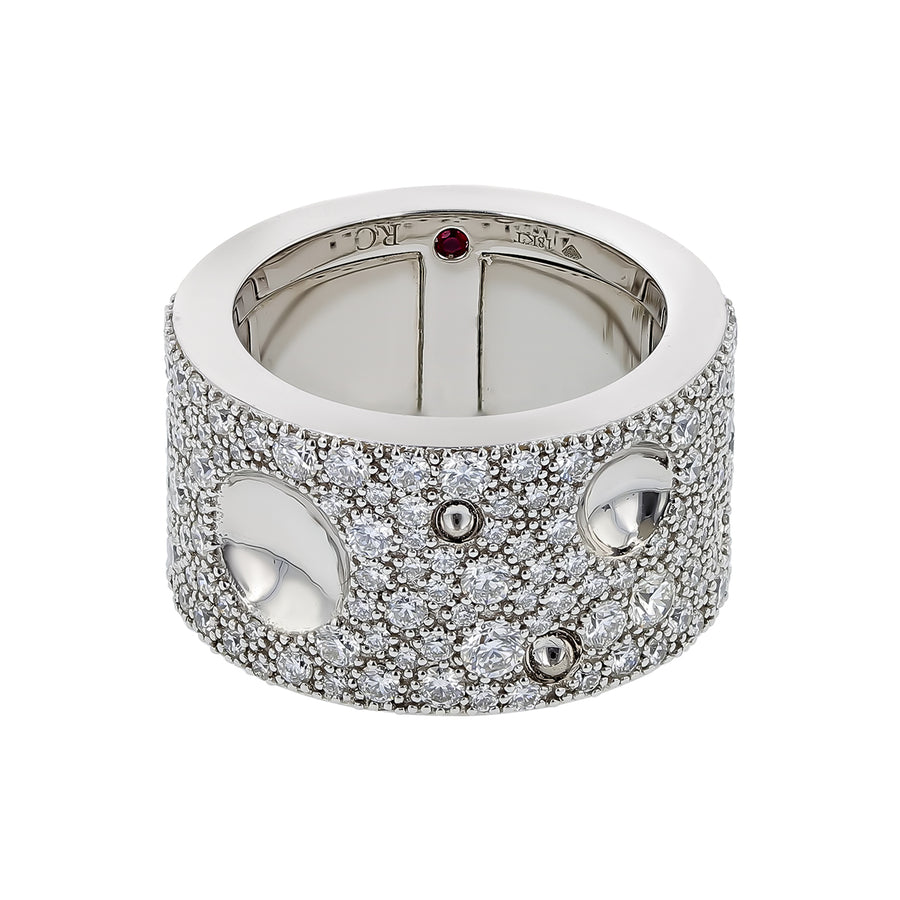 Pois Moi 1.70ct Diamond Ring in 18K White Gold, Size 6.5