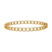 Stackable Link Bangle in 14K Yellow Gold