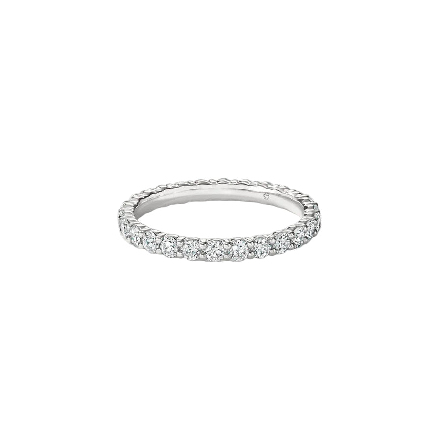 Signature 0.36-0.65ct Diamond Eternity Band in Platinum, size 6.5