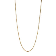 28-Inch 14K Yellow Gold 3.2mm Rope Chain