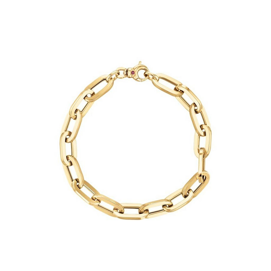 Classic Oro Bracelet in 18K Yellow Gold, 8.5in