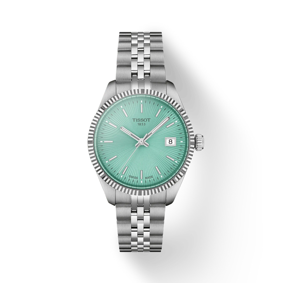 34mm Ballade Quartz Watch with Light Green Dial in Stainless Steel, Bracelet