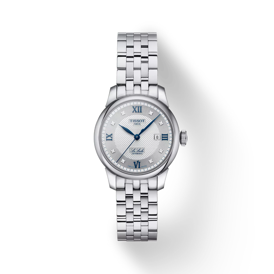 29mm Le Locle Anniversary Watch with Silver Dial in Stainless Steel, Bracelet