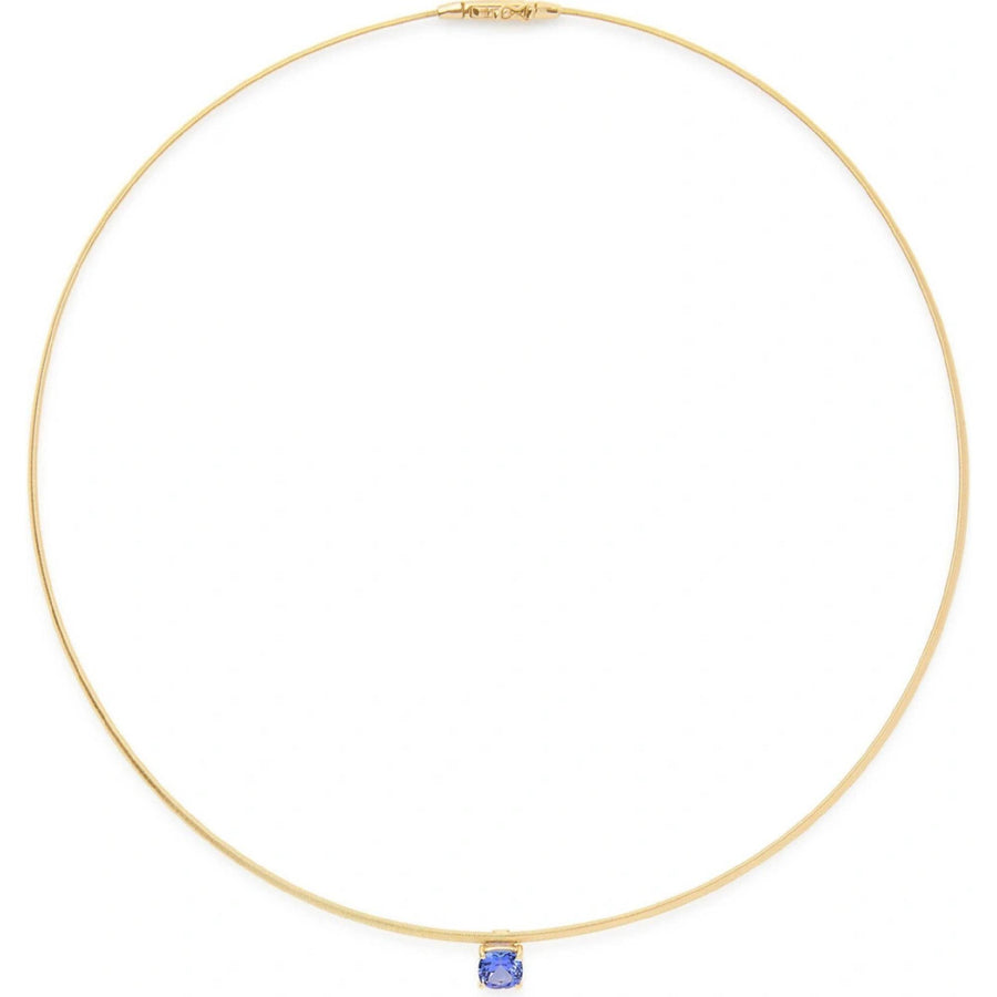Masai Tanzanite Necklace in 18K Yellow Gold, 16"