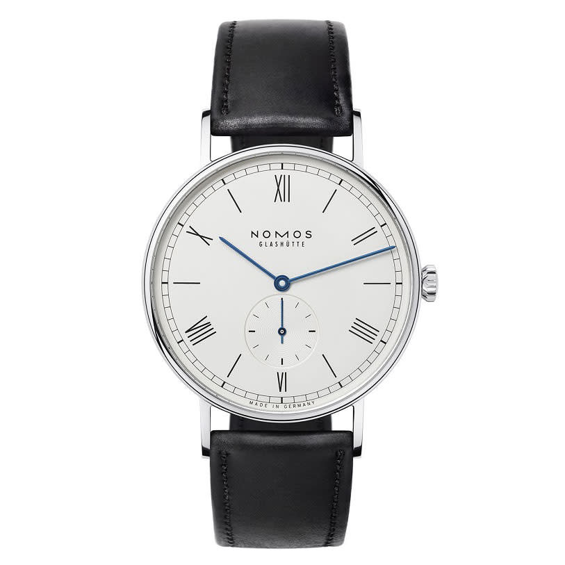 38mm Ludwig Watch with White Dial in Stainless Steel, Strap