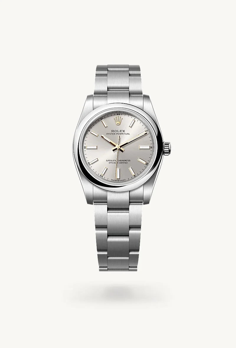rolex Oyster Perpetual in Oystersteel, M124200-0001 - Sylvan's Jewelers
