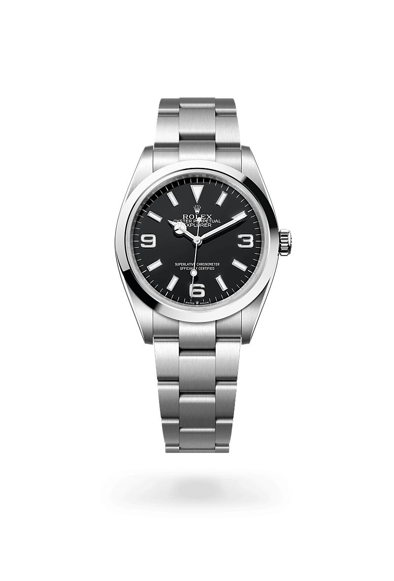 rolex Explorer in Oystersteel,  - Sylvans