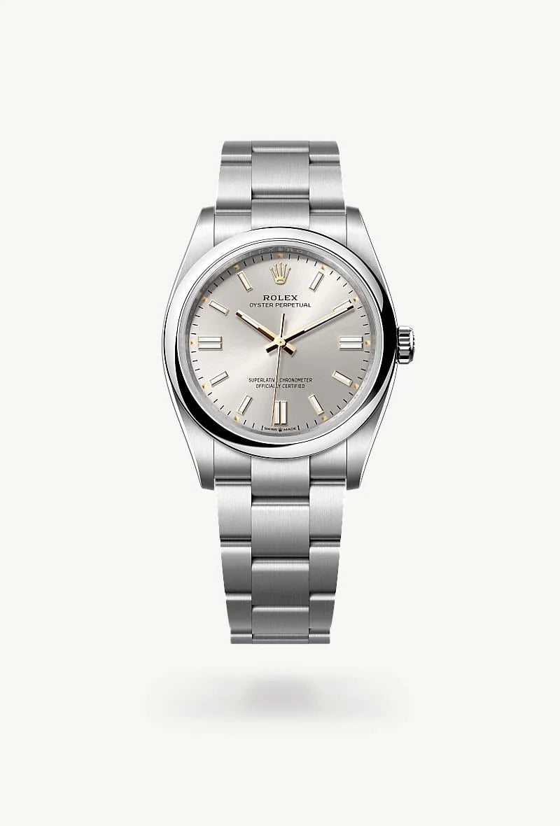 rolex Oyster Perpetual in Oystersteel, M126000-0001 - Sylvan's Jewelers