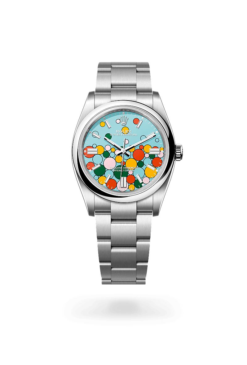 rolex Oyster Perpetual in Oystersteel,  - Sylvans