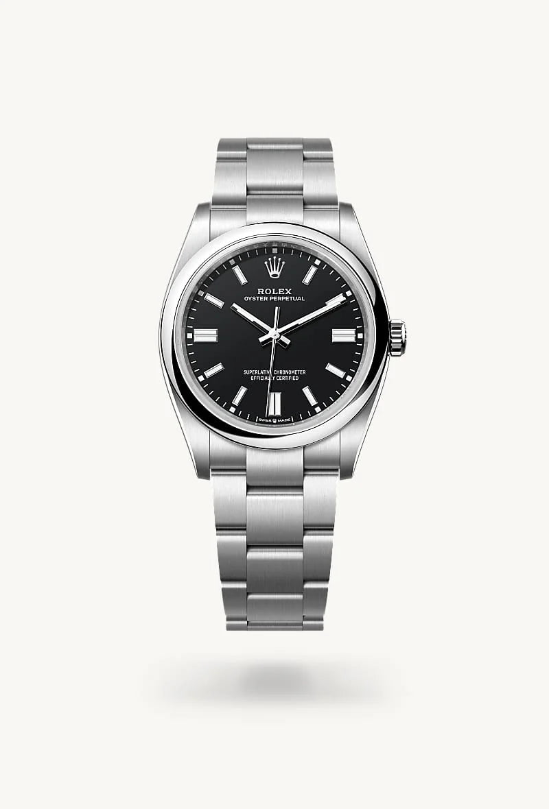 rolex Oyster Perpetual in Oystersteel, M126000-0014 - Sylvan's Jewelers
