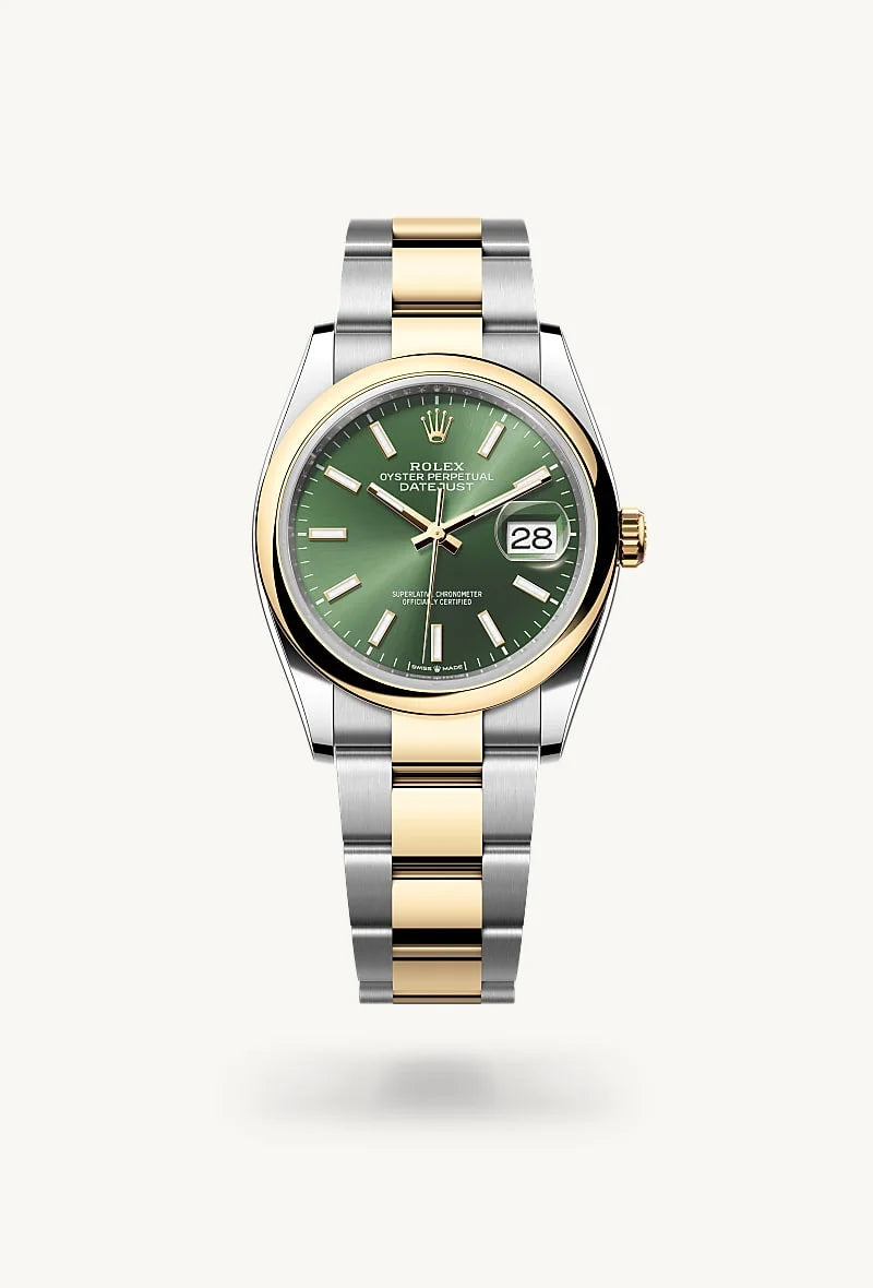 Rolex Datejust in Yellow Rolesor - combination of Oystersteel and yellow gold, M126203-0058 - Sylvan's Jewelers
