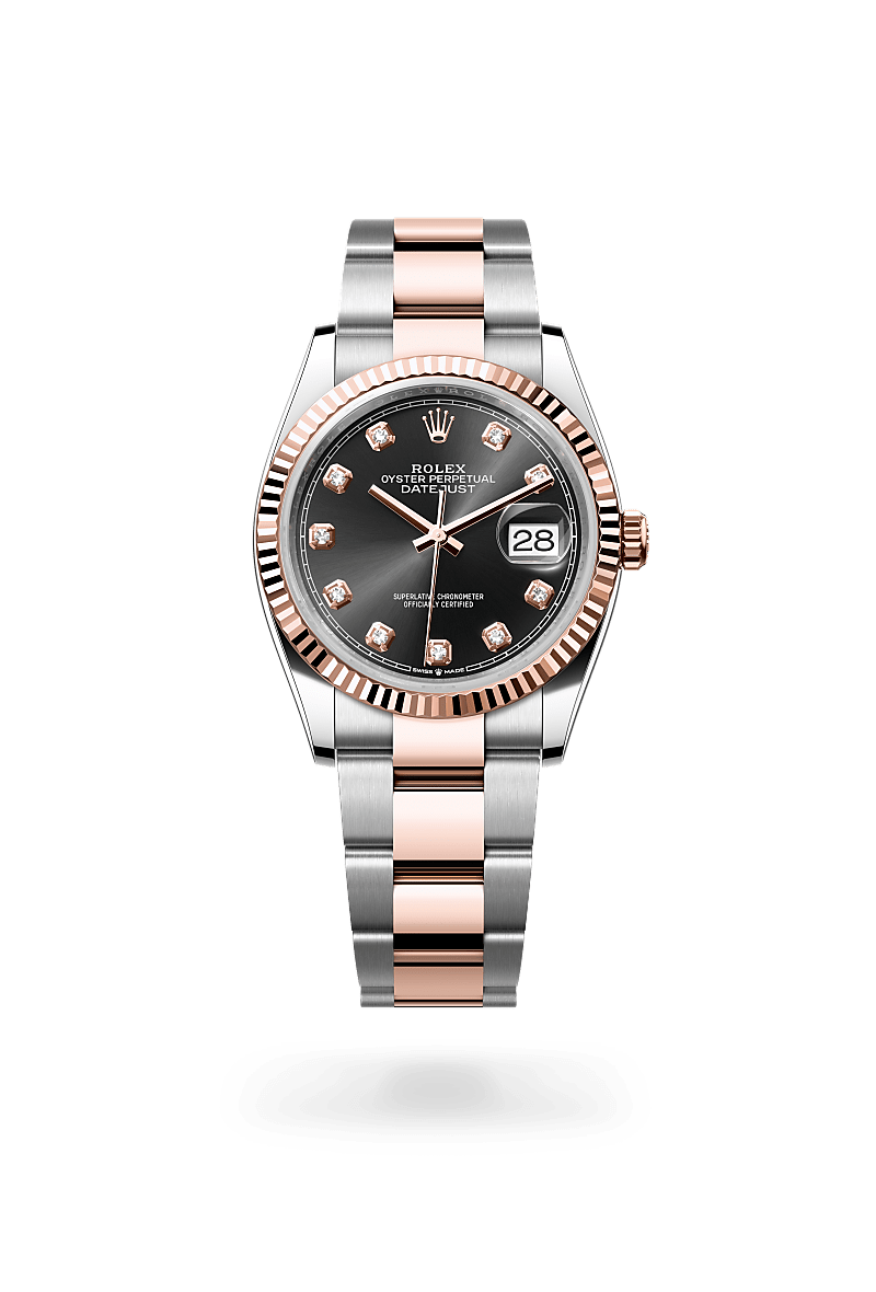 rolex Datejust in Everose Rolesor - combination of Oystersteel and Everose gold,  - Sylvans