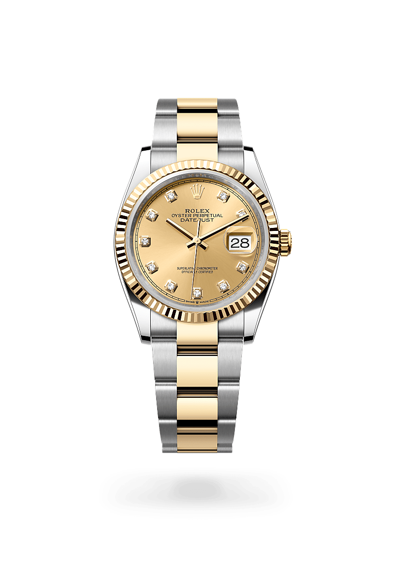 rolex Datejust in Yellow Rolesor - combination of Oystersteel and yellow gold,  - Sylvans