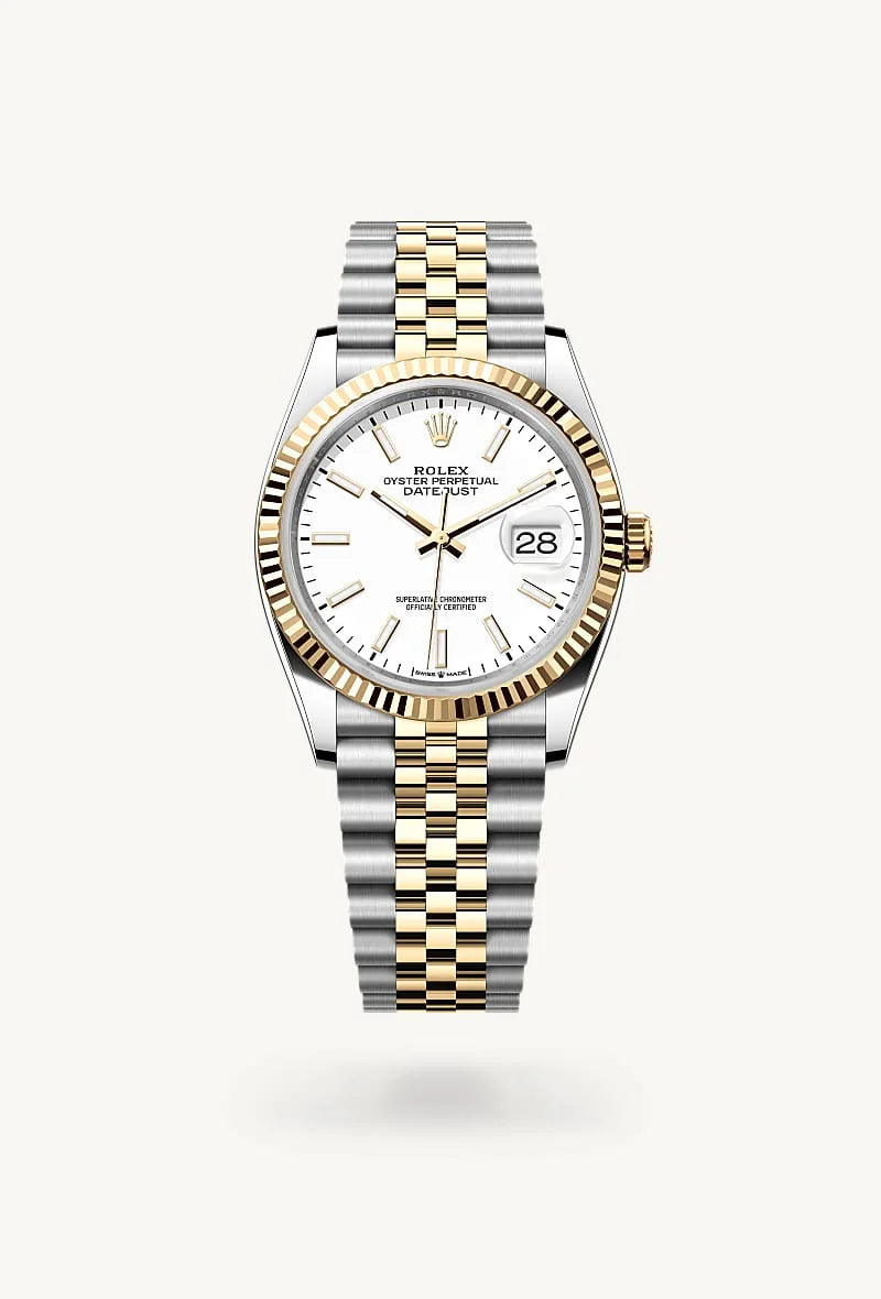 rolex Datejust in Yellow Rolesor - combination of Oystersteel and yellow gold, M126233-0019 - Sylvan's Jewelers