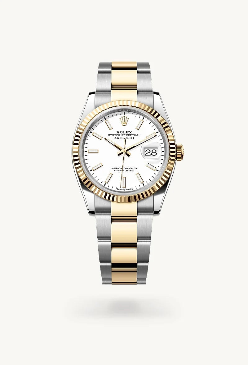 Rolex Datejust in Yellow Rolesor - combination of Oystersteel and yellow gold, M126233-0020 - Sylvan's Jewelers