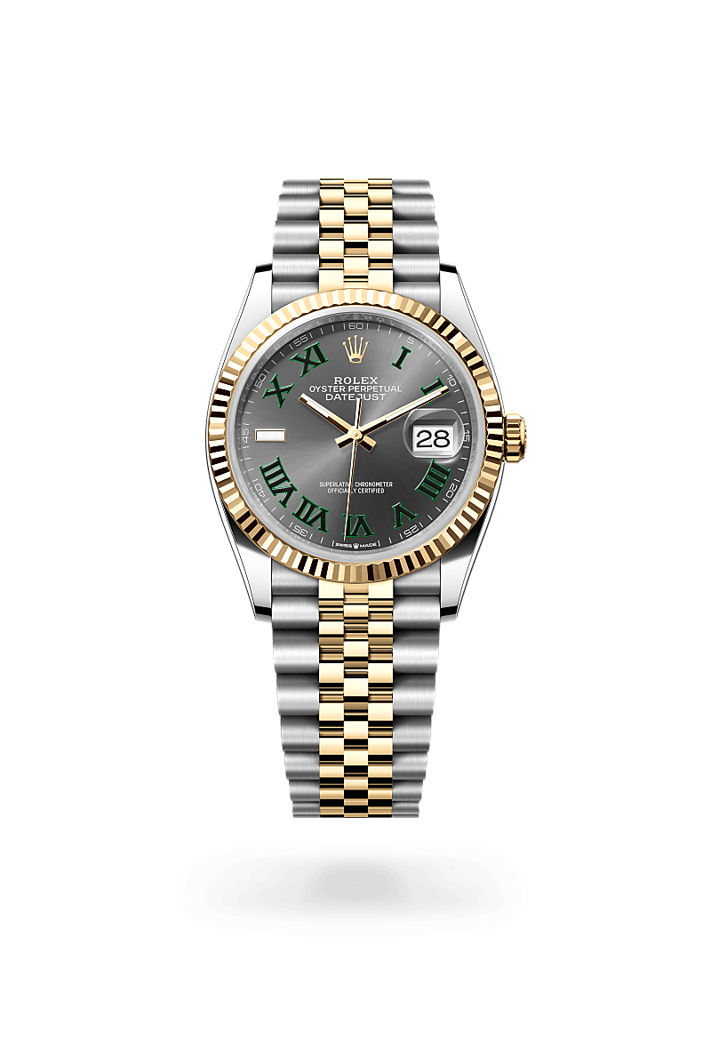 rolex Datejust in Yellow Rolesor - combination of Oystersteel and yellow gold, M126233-0035 - Sylvan's Jewelers