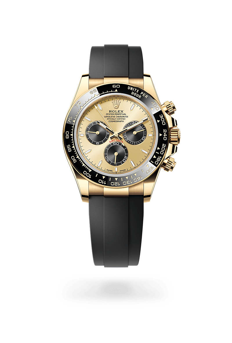 rolex Cosmograph Daytona in 18 kt yellow gold,  - Sylvans