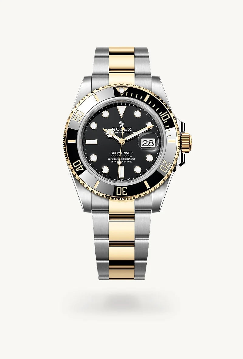 rolex Submariner in Yellow Rolesor - combination of Oystersteel and yellow gold, M126613LN-0002 - Sylvan's Jewelers