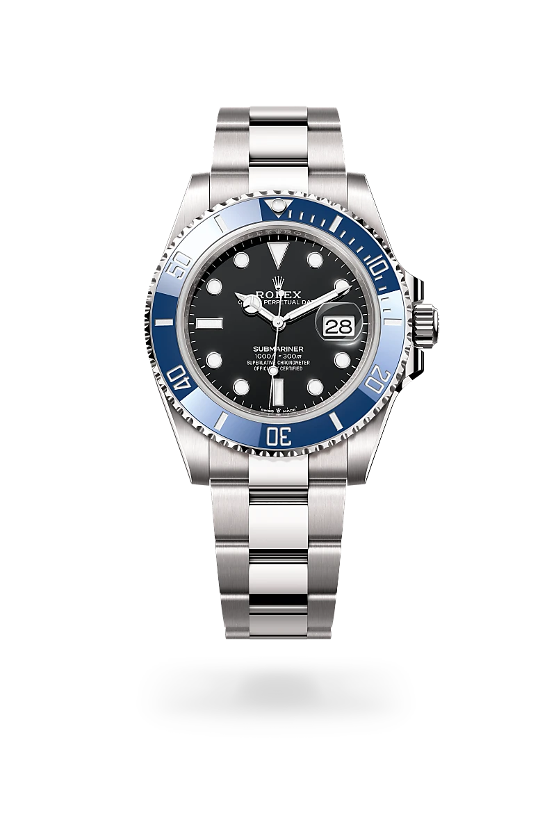 rolex Submariner in 18 kt white gold, M126619LB-0003 - Sylvan's Jewelers