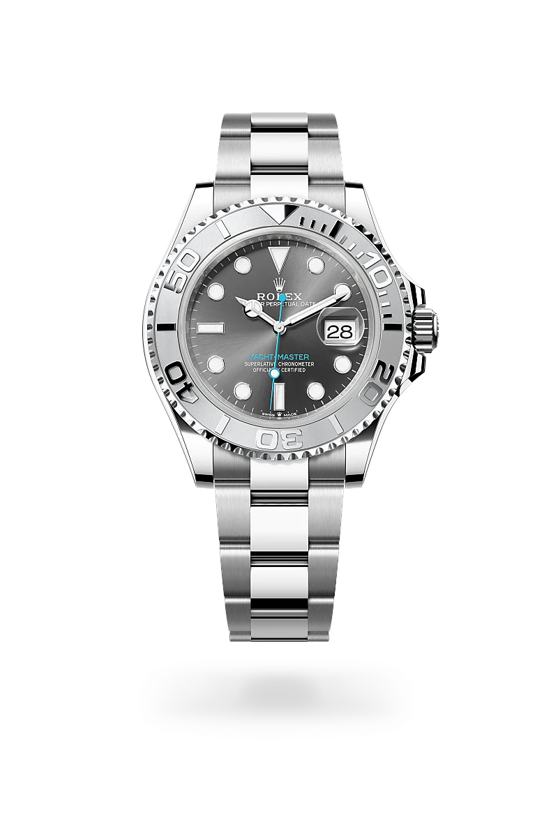rolex Yacht-Master in Rolesium - combination of Oystersteel and platinum, M126622-0001 - Sylvan's Jewelers