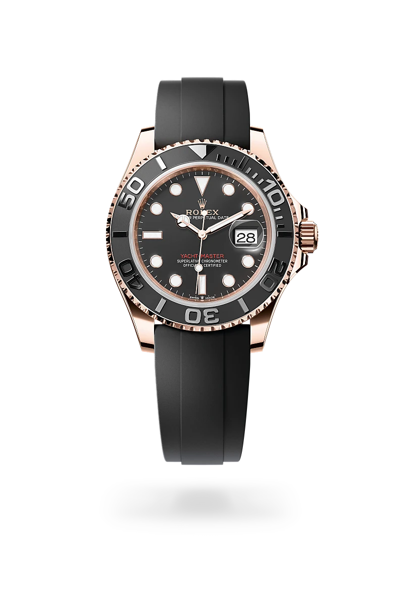 rolex Yacht-Master in 18 kt Everose gold, M126655-0002 - Sylvan's Jewelers
