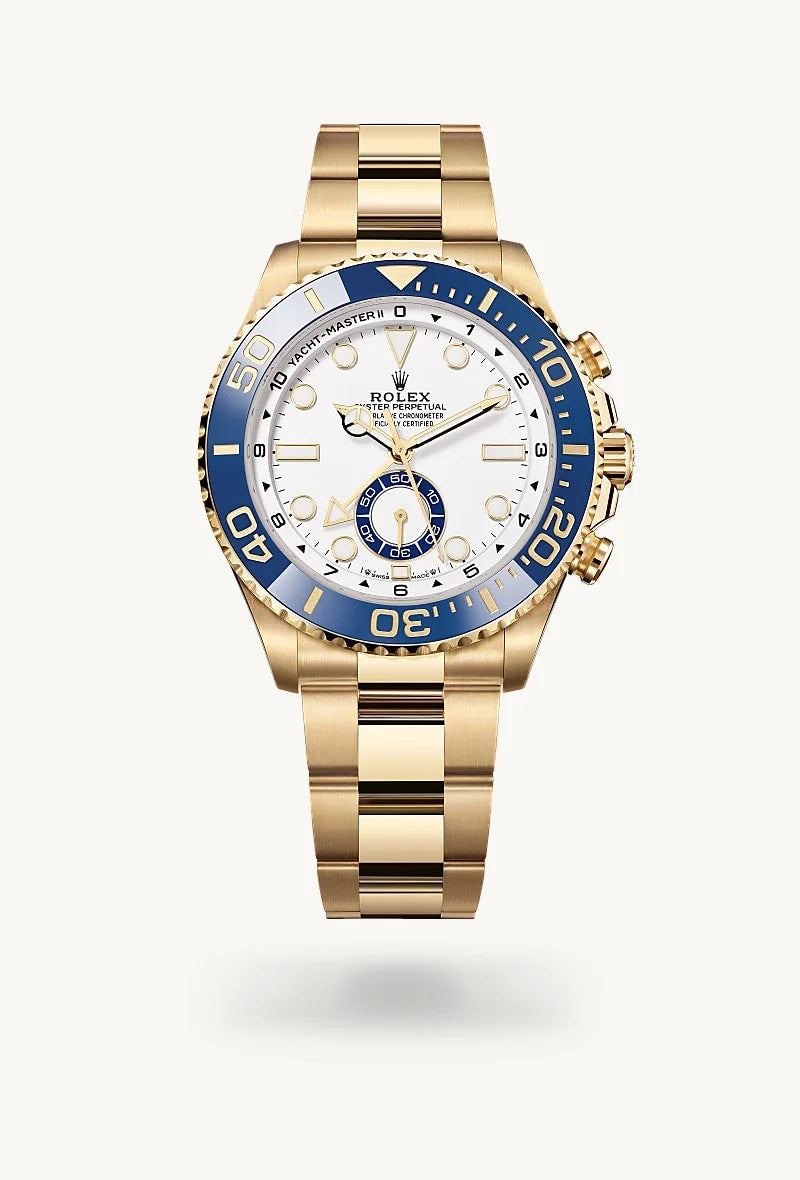 rolex Yacht-Master II in 18 kt yellow gold, M126688-0001 - Sylvan's Jewelers
