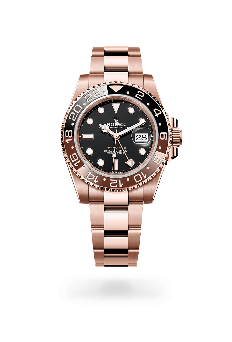 rolex GMT-Master II in 18 kt Everose gold,  - Sylvans