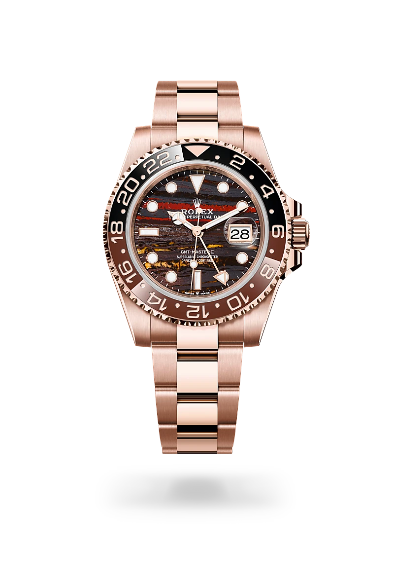 Rolex GMT-Master II in 18 kt Everose gold, M126715CHNR-0002 - Sylvans