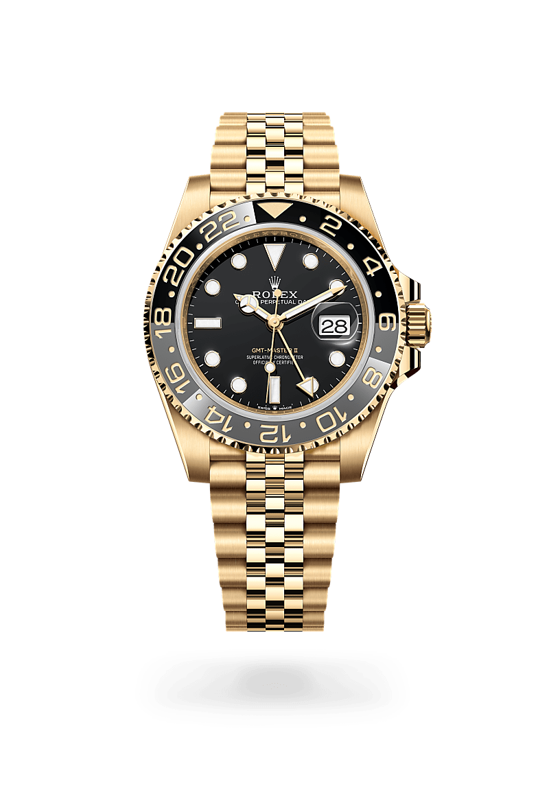 rolex GMT-Master II in 18 kt yellow gold,  - Sylvans