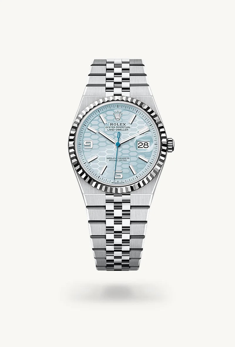 rolex Land-Dweller in Platinum, M127236-0001 - Sylvan's Jewelers