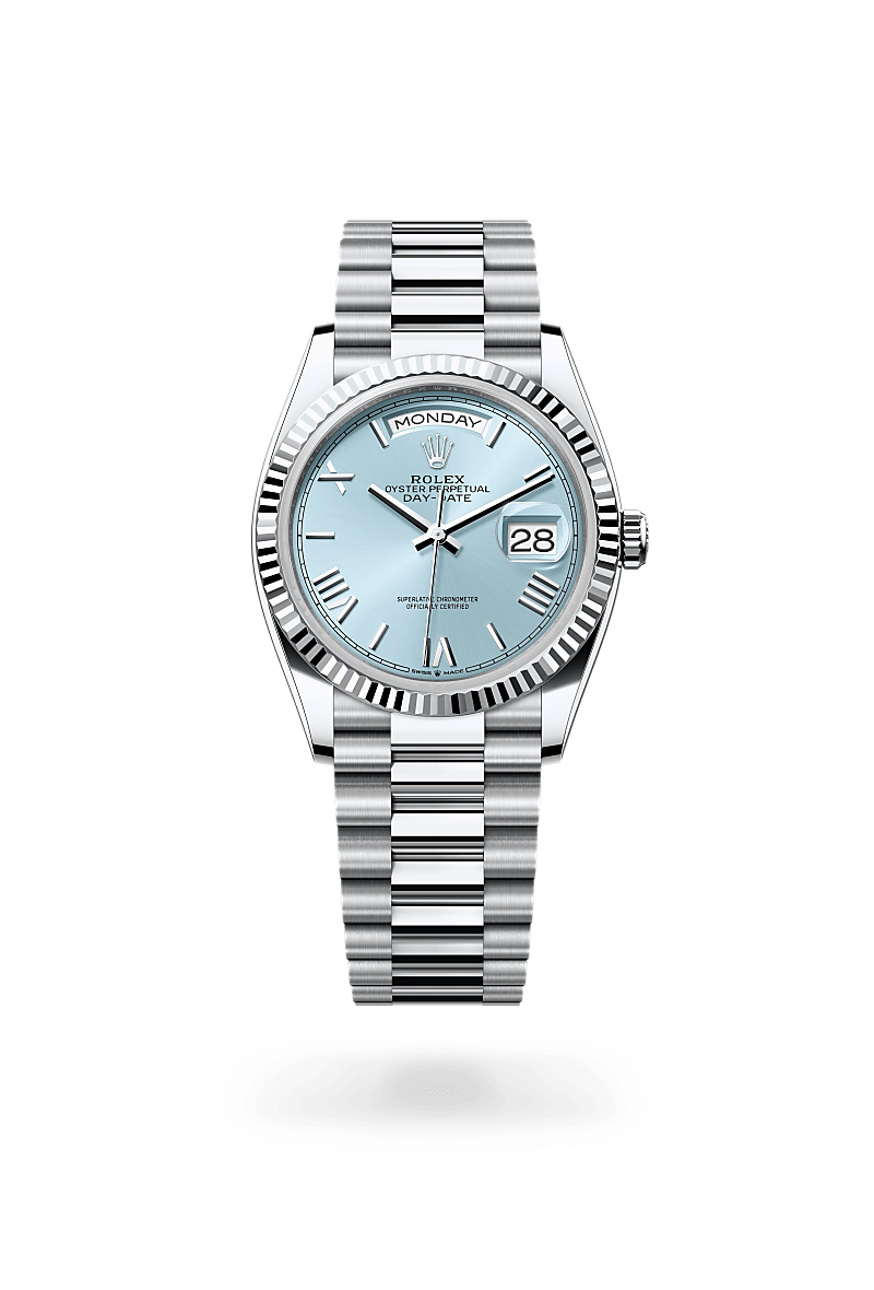 rolex Day-Date in Platinum,  - Sylvans