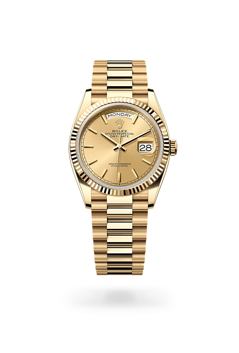 rolex Day-Date in 18 kt yellow gold, M128238-0045 - Sylvan's Jewelers