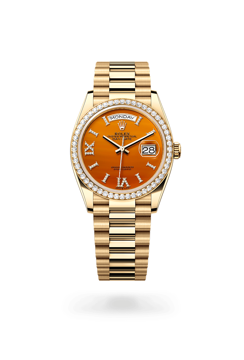 rolex Day-Date in 18 kt yellow gold,  - Sylvans