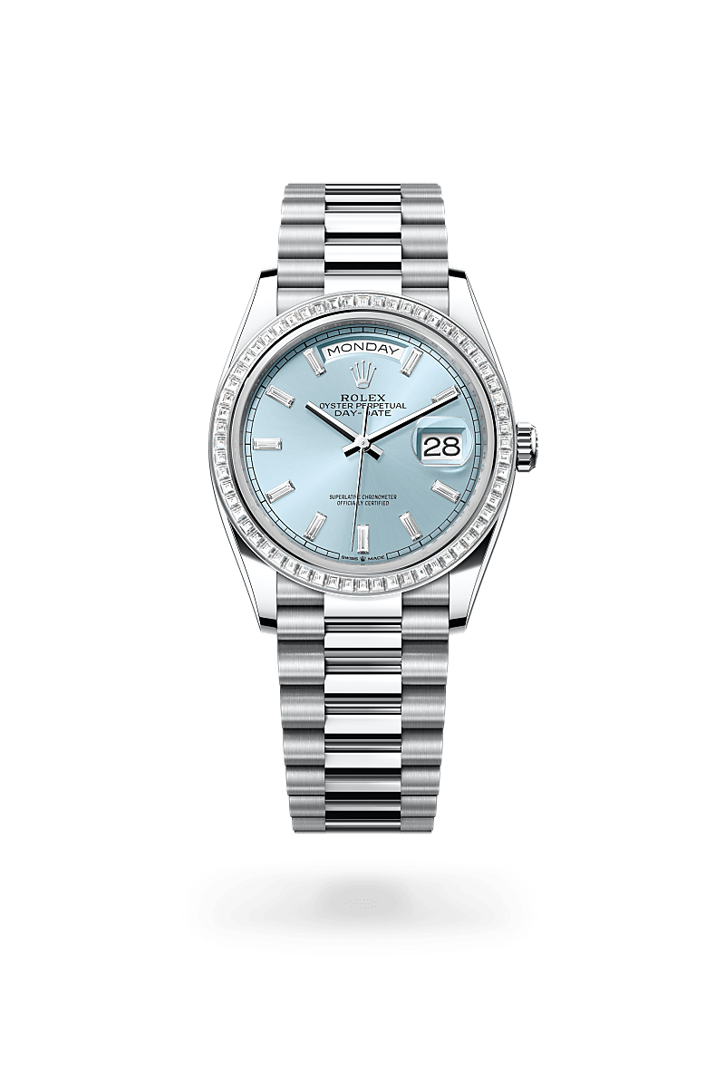 rolex Day-Date in Platinum,  - Sylvans