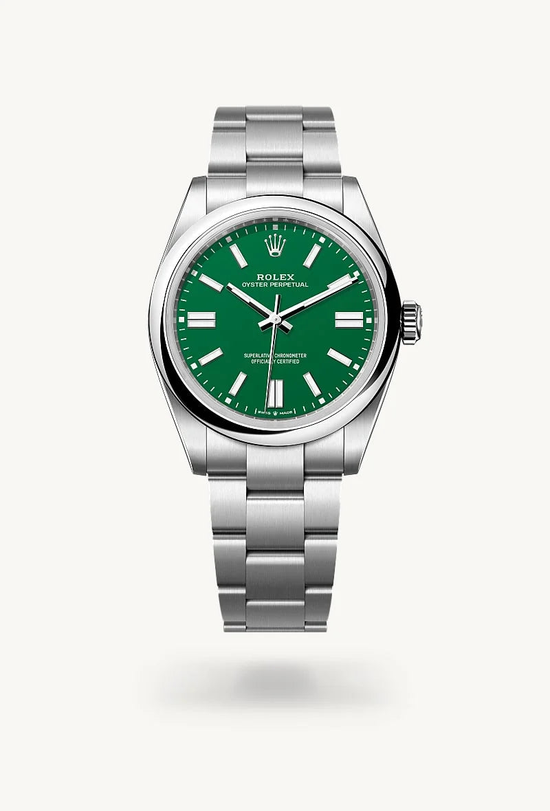 rolex Oyster Perpetual in Oystersteel, M134300-0004 - Sylvan's Jewelers