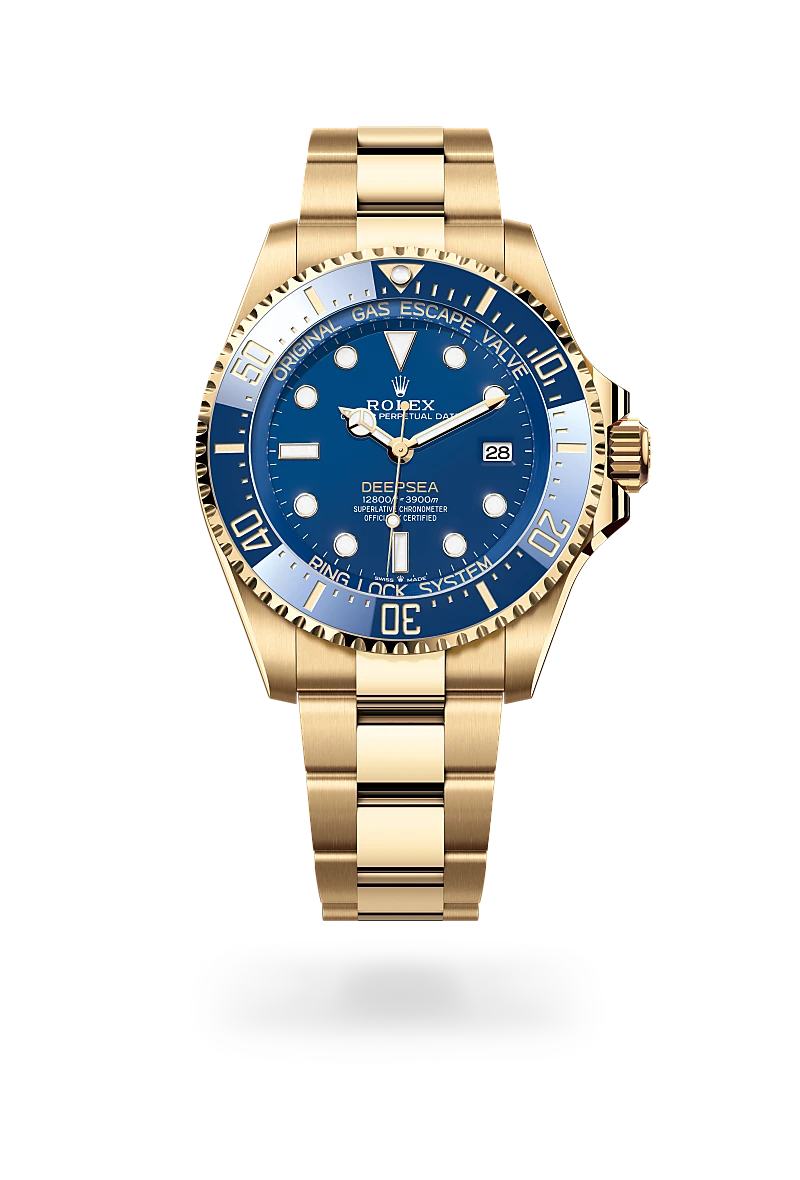 Rolex Deepsea in 18 kt yellow gold, M136668LB-0001 - Sylvans
