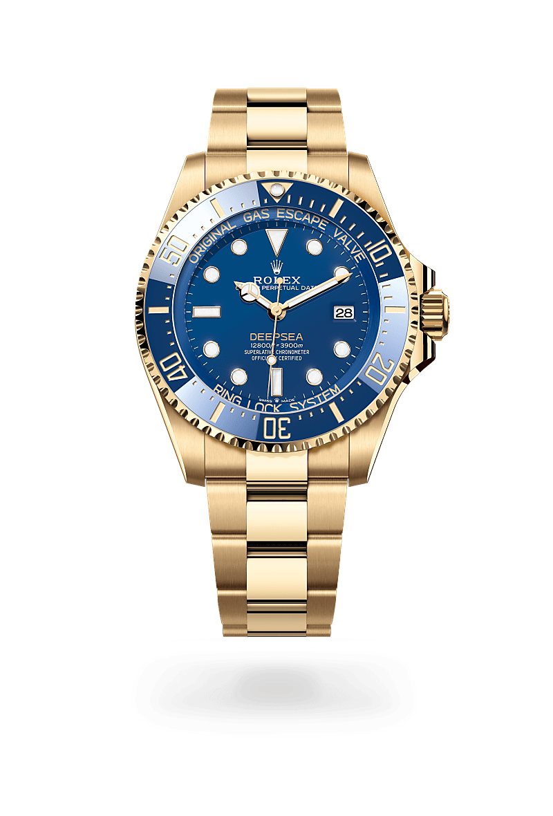 rolex Deepsea in 18 kt yellow gold,  - Sylvans