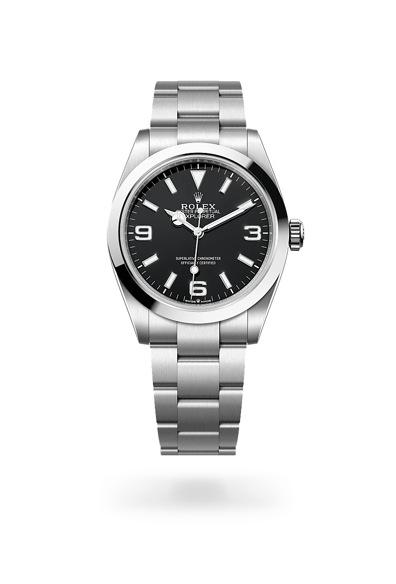 rolex Explorer in Oystersteel, M224270-0001 - Sylvan's Jewelers