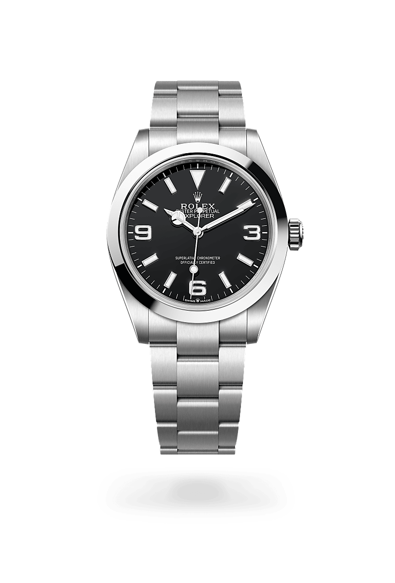 rolex Explorer in Oystersteel,  - Sylvans