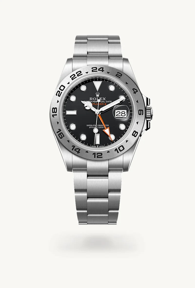 Rolex Explorer II in Oystersteel, M226570-0002 - Sylvan's Jewelers