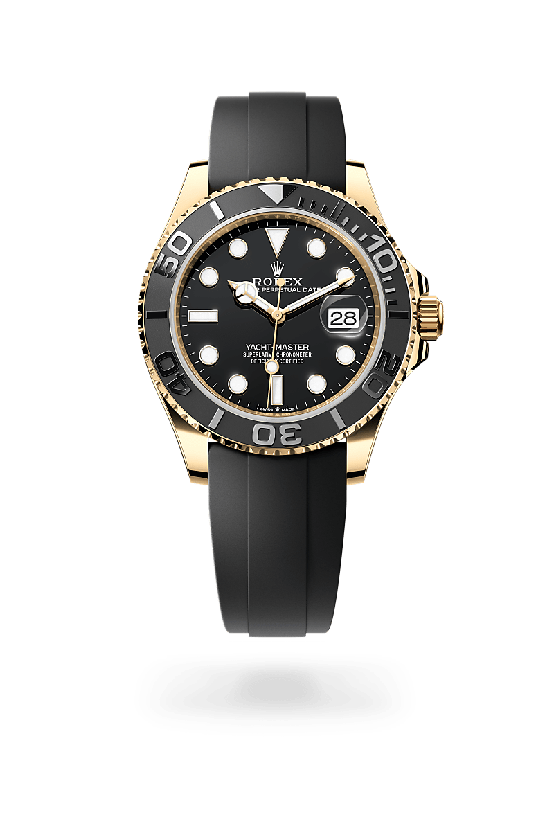 rolex Yacht-Master in 18 kt yellow gold, M226658-0001 - Sylvan's Jewelers