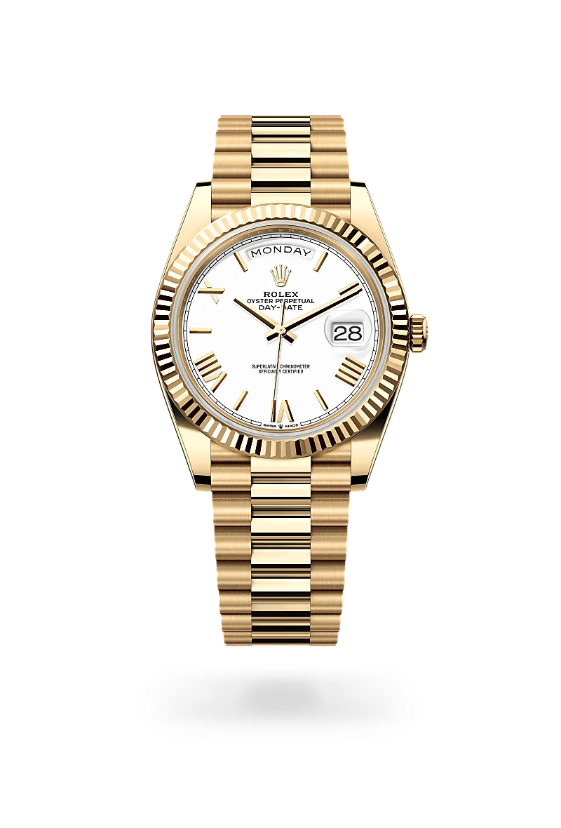 rolex Day-Date in 18 kt yellow gold, M228238-0042 - Sylvan's Jewelers
