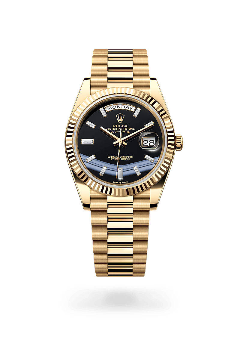 rolex Day-Date in 18 kt yellow gold,  - Sylvans