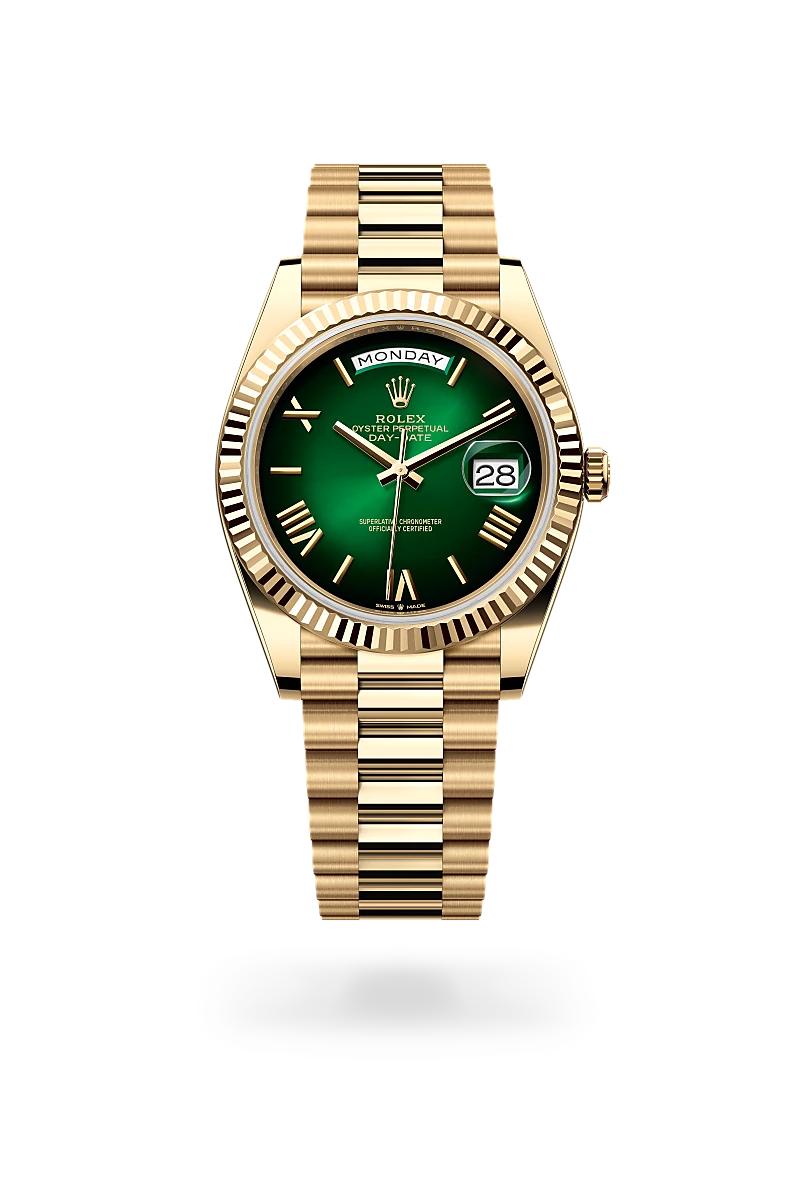 rolex Day-Date in 18 kt yellow gold, M228238-0069 - Sylvan's Jewelers