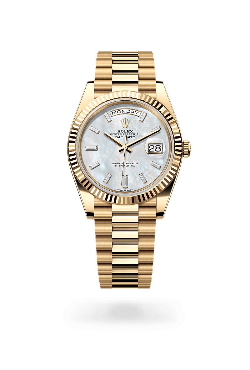 rolex Day-Date in 18 kt yellow gold,  - Sylvans